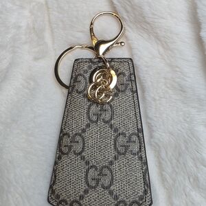 Luxury Gold and Brown Patterned Key Holder